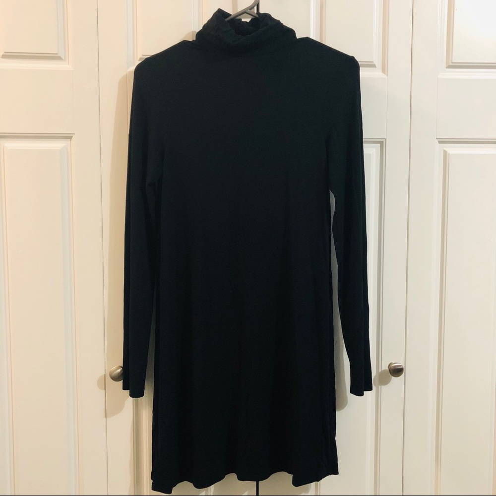 Black Turtle Neck Dress